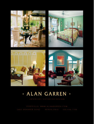 alan garren interiors ad designed by creative images graphic design